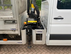 2010 Mercedes-Benz Sprinter 2.2CDI 513 Doka Kipper + Hiab 022 Kraan VK7310 | Transport | Bedrijfswagens