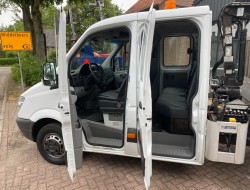 2010 Mercedes-Benz Sprinter 2.2CDI 513 Doka Kipper + Hiab 022 Kraan VK7310 | Transport | Bedrijfswagens