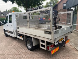 2010 Mercedes-Benz Sprinter 2.2CDI 513 Doka Kipper + Hiab 022 Kraan VK7310 | Transport | Bedrijfswagens