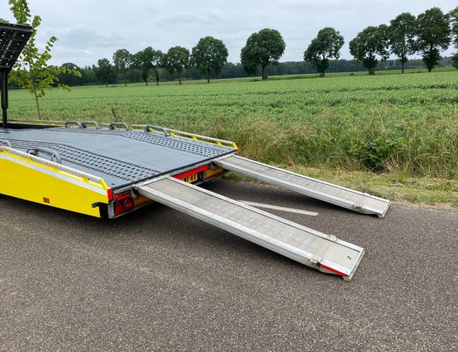 2010 Mercedes Actros 1832 Autotransporter De Groot + Tijhof aanhangwagen VK7390 | Transport | Vrachtwagens