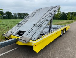 2010 Mercedes Actros 1832 Autotransporter De Groot + Tijhof aanhangwagen VK7390 | Transport | Vrachtwagens