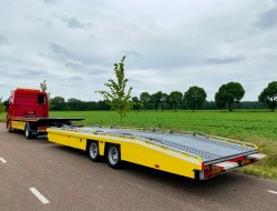 2010 Mercedes Actros 1832 Autotransporter De Groot + Tijhof aanhangwagen VK7390 | Transport | Vrachtwagens