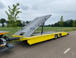 2010 Mercedes Actros 1832 Autotransporter De Groot + Tijhof aanhangwagen VK7390 | Transport | Vrachtwagens