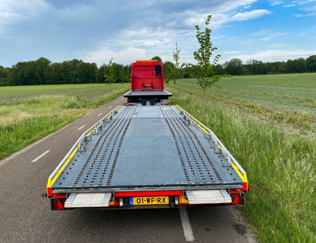 2010 Mercedes Actros 1832 Autotransporter De Groot + Tijhof aanhangwagen VK7390 | Transport | Vrachtwagens