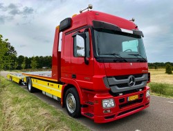 2010 Mercedes Actros 1832 Autotransporter De Groot + Tijhof aanhangwagen VK7390 | Transport | Vrachtwagens