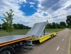 2010 Mercedes Actros 1832 Autotransporter De Groot + Tijhof aanhangwagen VK7390 | Transport | Vrachtwagens