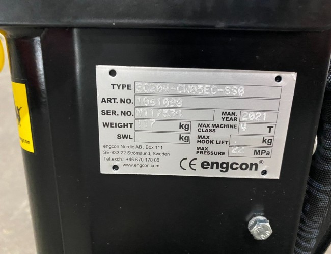 2021 Engcon EC204 Tiltrotator CW05-CW05 SS0 (afneembaar) ADV332 | Aanbouwdelen | Draaikantelstuk