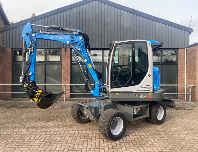 2021 Wacker Neuson EW65 + Engcon EC206 S40-S40 VV1198 | Graafmachine | Mobiele graafmachine