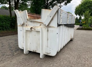 Vossebelt Container 660cm met 3/4 klep en kiepklep VT28