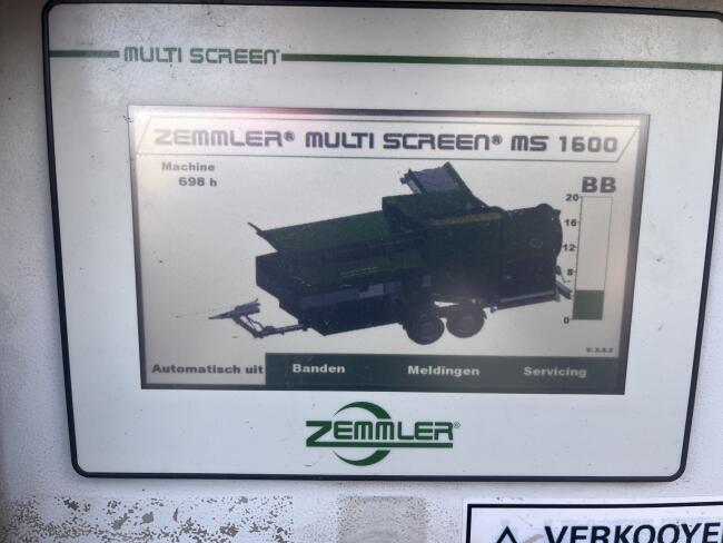 2022 Zemmler Multi Screen MS1600 Zeef VV1217 | Overige | Diversen