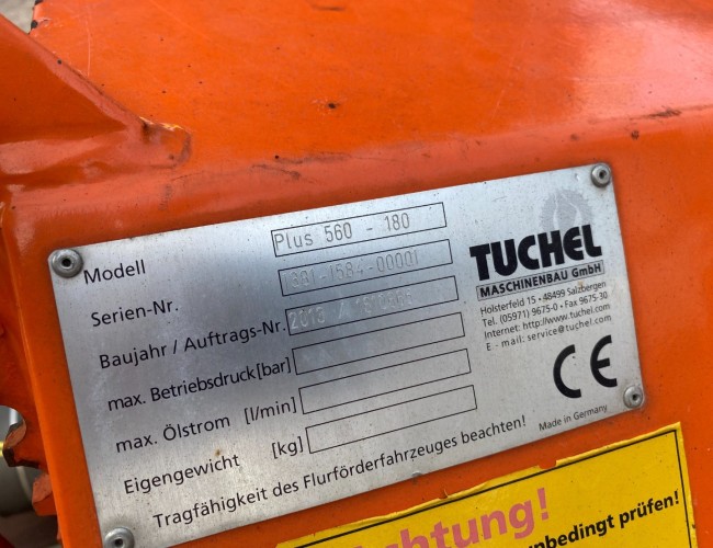 2013 Tuchel Plus 560-180 Veegmachine met zijborstel VK8227 | Aanbouwdelen | Veegmachine / Borstel
