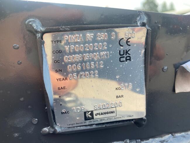 1 Cangini Benne 250PF S40 Sorteergrijper (zonder rotator) VK8488 | Aanbouwdelen | Sloop/Sorteerknijper