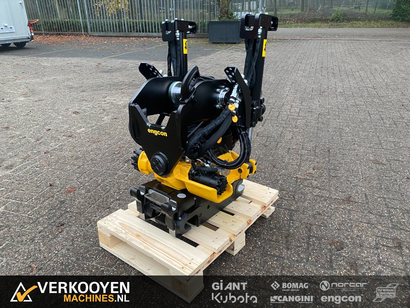 2022 Engcon EC209 Tiltrotator KX0804 QS45 SS9 Aanbouwdelen