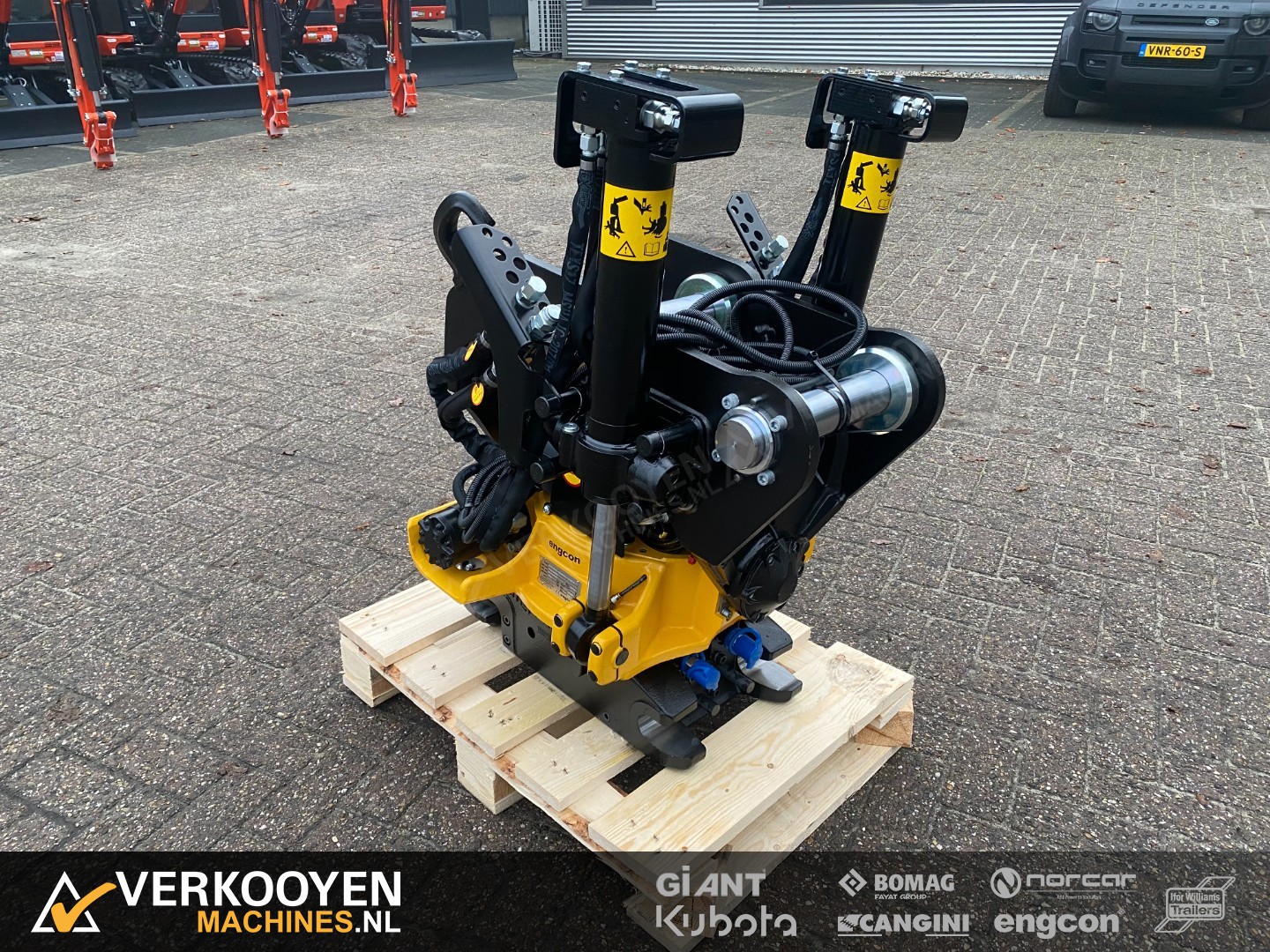 2022 Engcon EC209 Tiltrotator KX0804 QS45 SS9 Aanbouwdelen