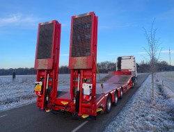 2019 Broshuis L1S1 3-axle semi lowloader Extandable - 2x Powersteering RC - Liftaxle - Hydr Bed - Winch VK8826 | Transport | Opleggers