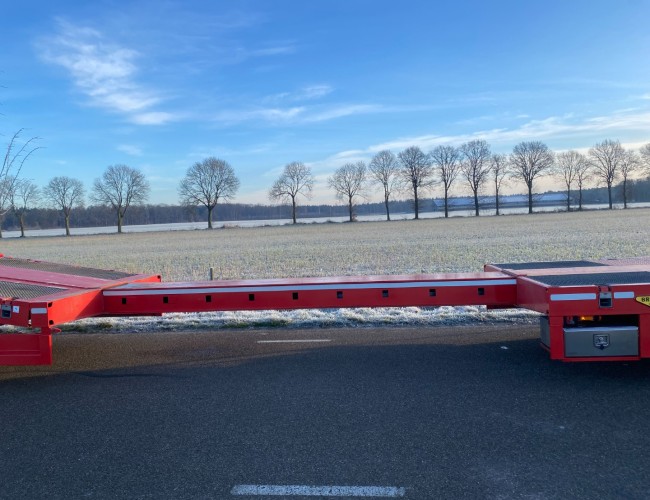 2019 Broshuis L1S1 3-axle semi lowloader Extandable - 2x Powersteering RC - Liftaxle - Hydr Bed - Winch VK8826 | Transport | Opleggers