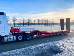 2019 Broshuis L1S1 3-axle semi lowloader Extandable - 2x Powersteering RC - Liftaxle - Hydr Bed - Winch VK8826 | Transport | Opleggers