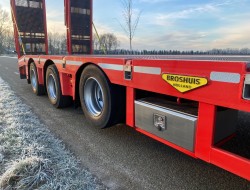 2019 Broshuis L1S1 3-axle semi lowloader Extandable - 2x Powersteering RC - Liftaxle - Hydr Bed - Winch VK8826 | Transport | Opleggers
