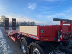 2019 Broshuis L1S1 3-axle semi lowloader Extandable - 2x Powersteering RC - Liftaxle - Hydr Bed - Winch VK8826 | Transport | Opleggers