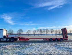 2019 Broshuis L1S1 3-axle semi lowloader Extandable - 2x Powersteering RC - Liftaxle - Hydr Bed - Winch VK8826 | Transport | Opleggers