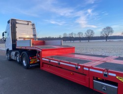 2019 Broshuis L1S1 3-axle semi lowloader Extandable - 2x Powersteering RC - Liftaxle - Hydr Bed - Winch VK8826 | Transport | Opleggers