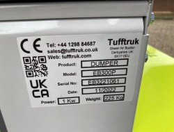 2023 Truxta BENDie EB300 4x4 Elektrisch dumper VK8961 | Dumper | Wieldumper