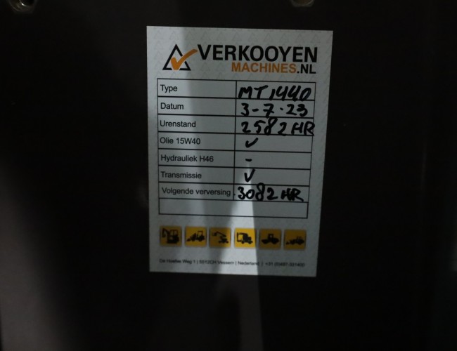 2019 Manitou MT1440 EASY VK9049 | Verreiker / Heftruck | Verreikers