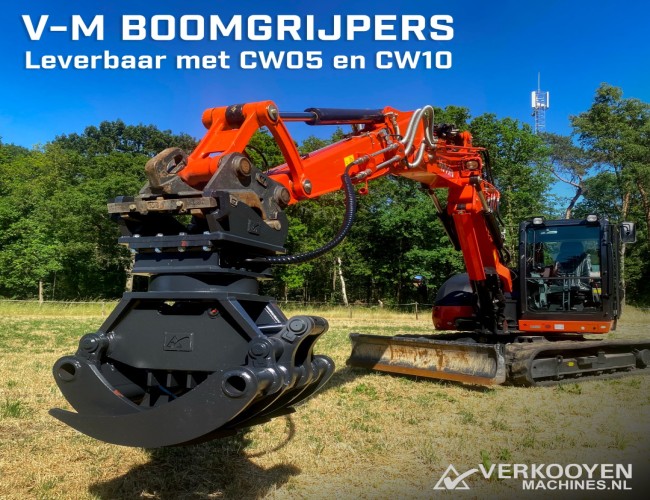 2023 V-M 160 Boomgrijper 7-tand AC03 (CW05 / S40) (1,5-4,0t) VK9143 | Aanbouwdelen | Sloop/Sorteerknijpers