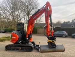 2022 Kubota KX060-5 + Engcon EC206 VV1286 | Graafmachine | Minigraver
