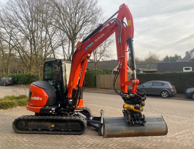 2022 Kubota KX060-5 + Engcon EC206 VV1286 | Graafmachine | Minigraver