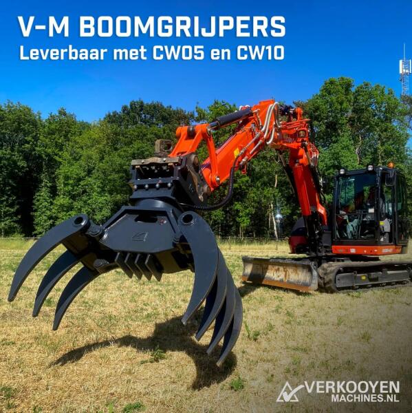 2026 V-M 500 Boomgrijper 7-tand AC05 (CW10 / S40) (5,0-9,0t) ADV1091 | Aanbouwdelen | Sloop/Sorteerknijper