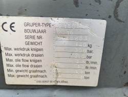 2016 Zijtveld S150-D CW05 VV1324 | Aanbouwdelen | Sloop/Sorteerknijpers