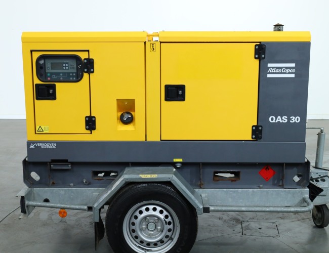 2016 Atlas Copco QAS 30 Diesel Generator / Aggregaat 30kVA 400V- 50Hz VV1438 | Overige | Aggregaten
