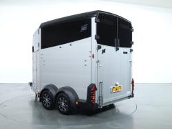 2025 Ifor Williams HBX506 2 paards trailer - Voorlosser RH (zilver) VT727 | Aanhangwagen | Paardentrailer