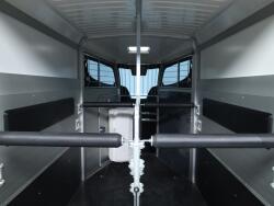 2025 Ifor Williams HBX506 2 paards trailer - Voorlosser RH (zilver) VT727 | Aanhangwagen | Paardentrailer