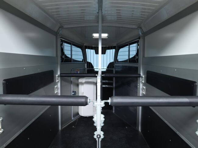 2025 Ifor Williams HBX506 2 paards trailer - Voorlosser RH (zilver) VT727 | Aanhangwagen | Paardentrailer