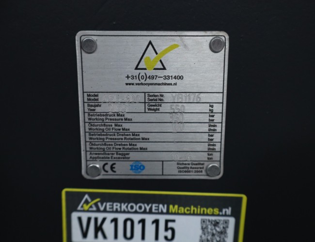 2025 V-M 800ND AC09 CW30 / S60 Sorteerknijper (10-16t ) VK10115 | Aanbouwdelen | Sloop/Sorteerknijper