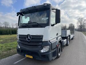 2018 Mercedes Benz Actros 1836 + Veldhuizen P48-2 Semi Dieplader (22-ton)