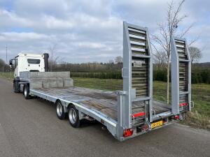 2018 Mercedes Benz Actros 1836 + Veldhuizen P48-2 Semi Dieplader (22-ton)