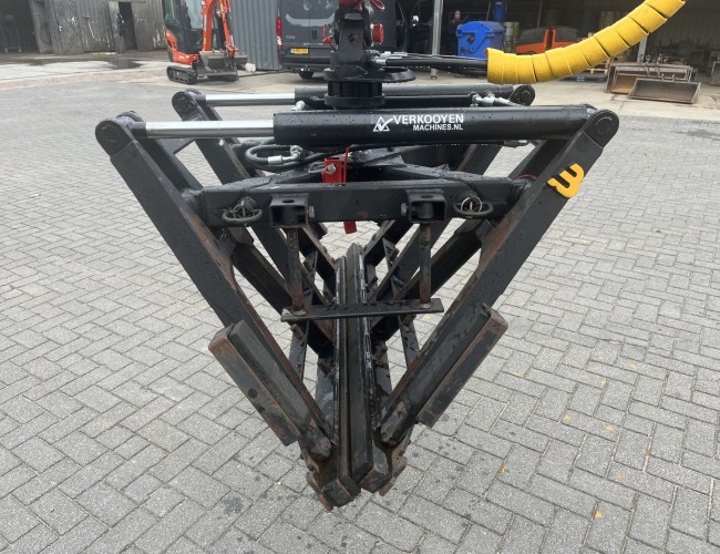 2013 Beco HSK600 Stenenklem met rotator CW10 DV1309 | Aanbouwdelen | Stenenklemmen