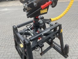 2013 Beco HSK600 Stenenklem met rotator CW10 DV1309 | Aanbouwdelen | Stenenklemmen