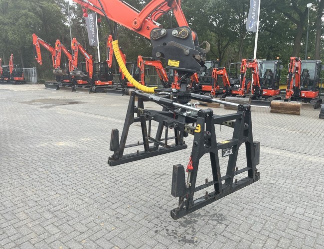 2013 Beco HSK600 Stenenklem met rotator CW10 DV1309 | Aanbouwdelen | Stenenklemmen