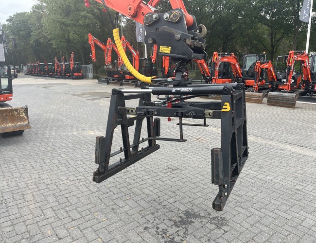 2013 Beco HSK600 Stenenklem met rotator CW10 DV1309 | Aanbouwdelen | Stenenklemmen