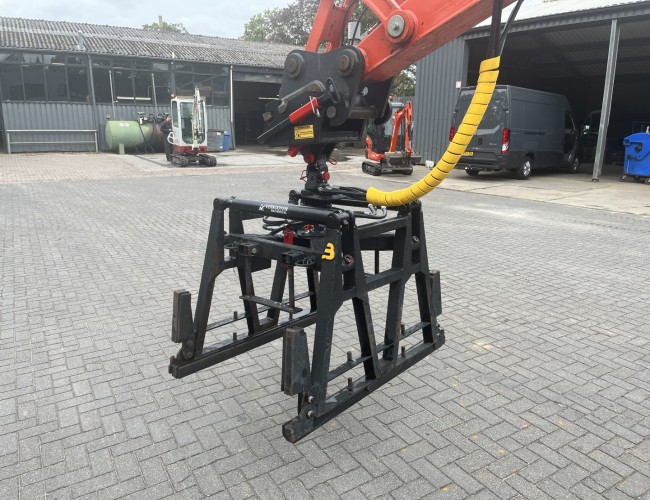 2013 Beco HSK600 Stenenklem met rotator CW10 DV1309 | Aanbouwdelen | Stenenklemmen