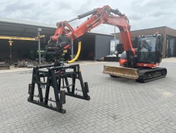 2013 Beco HSK600 Stenenklem met rotator CW10 DV1309 | Aanbouwdelen | Stenenklemmen