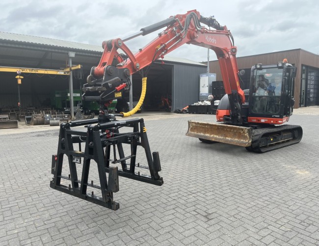 2013 Beco HSK600 Stenenklem met rotator CW10 DV1309 | Aanbouwdelen | Stenenklemmen