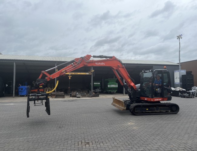 2013 Beco HSK600 Stenenklem met rotator CW10 DV1309 | Aanbouwdelen | Stenenklemmen