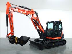 2026 Kubota KX085-5 2PC + Engcon EC209 S45 ADV1314 | Graafmachine | Minigraver