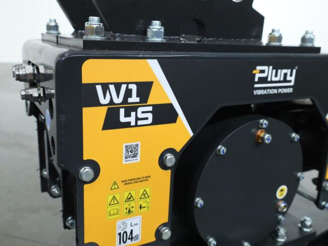 2026 Cangeo Plury W1 45 Trilblok met gripper CW05 (4-7t) VK11011 | Aanbouwdelen | Trilblok