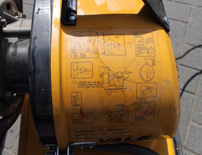 2019 Shizuoka VAL6 Heater - VAL6KBE1JA  65Watt DV256 | Overige | Hetelucht kanon